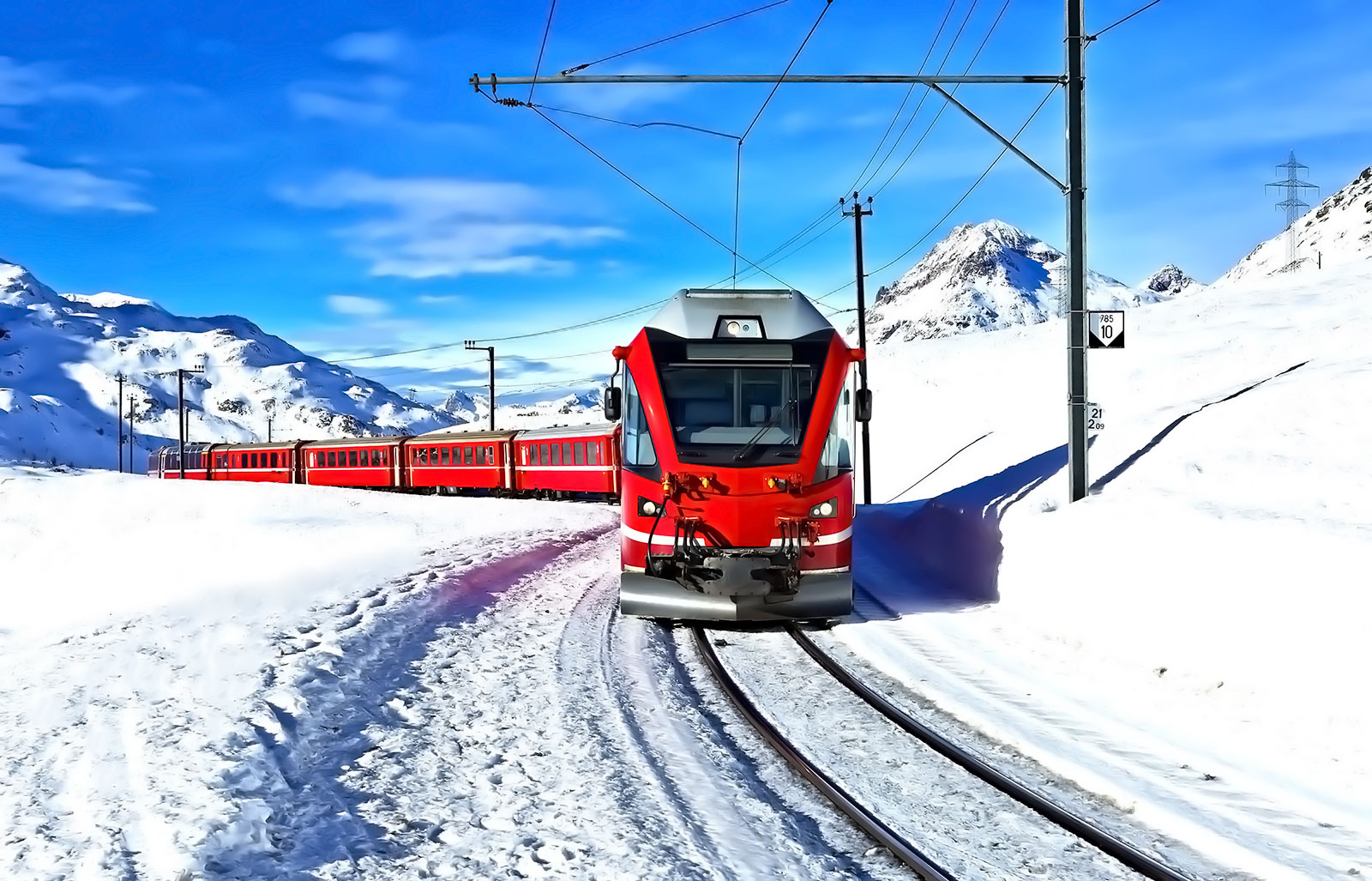 Winter Bernina Express